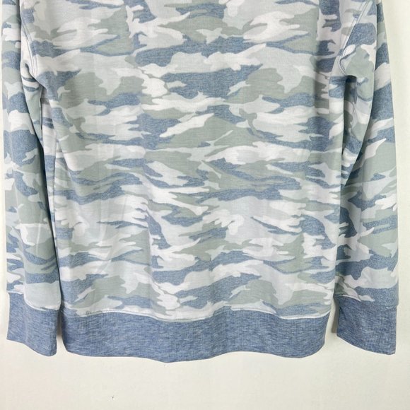 Splendid Blue Camo Sleep Shirt Pullover Soft Size Small S GUC L856 - Picture 9 of 10